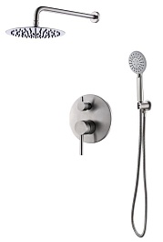 BelBagno Душевая система Etna ETNA-SET-DDS-IN сатин – фотография-1