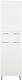 Corozo Шкаф пенал Лея 50 Z1 белый – фотография-8