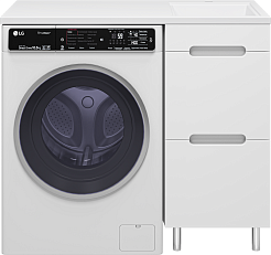 Misty Тумба под раковину Байкал 40 под стиральную машину белая – фотография-2