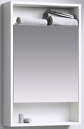 Aqwella Зеркало-шкаф для ванной Сити 50 дуб канадский – фотография-1
