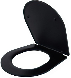 Esbano Сиденье для унитаза Azalea/Clavel черное матовое – фотография-2
