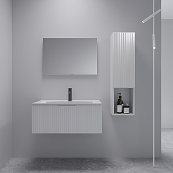 Зов Тумба под раковину Кито Флавио 80 подвесная белая – фотография-4