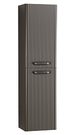 BelBagno Шкаф подвесной Due 40/150 оружейная сталь ручки Матовый атласный никель – фотография-1