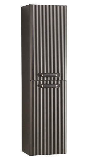 BelBagno Шкаф подвесной Due 40/150 оружейная сталь ручки Матовый атласный никель – фото-1