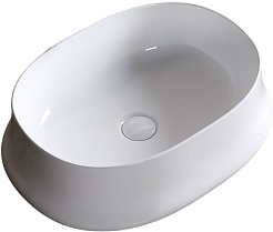 Ceruttispa Раковина накладная 57 CR0060 белая – фотография-1