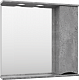 Misty Мебель для ванной Атлантик 80 R 2 ящика подвесная серый камень – фотография-21
