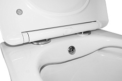 Azario Унитаз подвесной Hugo AZ-10007 безободковый с функцией биде белый – фотография-9