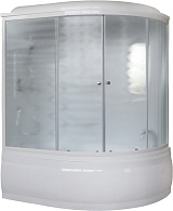 Royal Bath Душевая кабина ALP RB 150ALP-C-L 150x100 L с г/м стекло матовое профиль белый