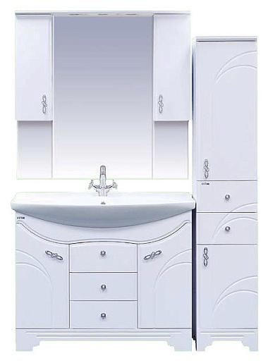 Misty Пенал для ванной Сицилия 35 R с б/к – фотография-2