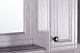 ASB-Woodline Мебель для ванной Берта 85, зеркало-шкаф, массив ясеня, белый/патина серебро – картинка-18