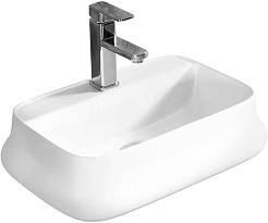 Ceruttispa Раковина накладная 53 CR0061 белая – фотография-1