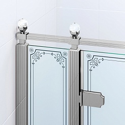 Ambassador  Душевой уголок Royal 100x100 L 18015107-L – фотография-5