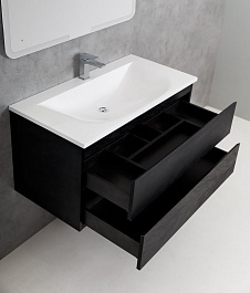 Cezares Мебель для ванной MOLVENO 100 Nero, TCH – фотография-5