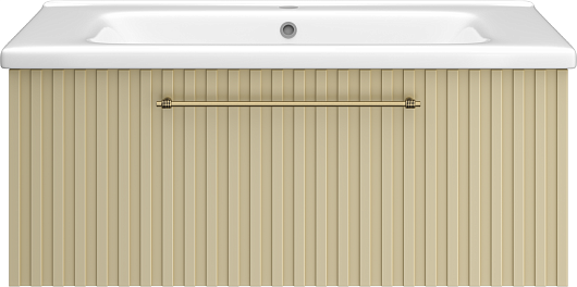 Brevita Тумба под раковину Alicante 90 подвесная капучино – фото-1