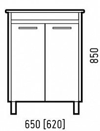 Corozo Тумба с раковиной Лорена 65 лайн – фотография-2