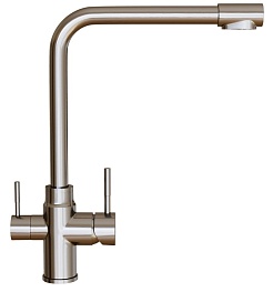 Mixline Смеситель для кухни 35k MLSS-0320/MLSS-3220 сталь – фотография-1