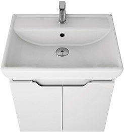 Dreja Тумба под раковину Q (D) 60 подвесная белая – фотография-3