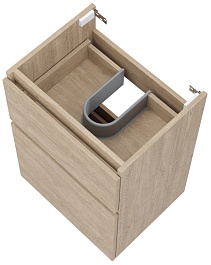 Teymi Тумба под раковину Laina 50 дуб светлый – фотография-4