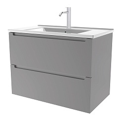 Зов Мебель для ванной Дион 60 подвесная платиновая – фотография-3