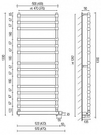 Margaroli Полотенцесушитель Sole 564-14 – фотография-2