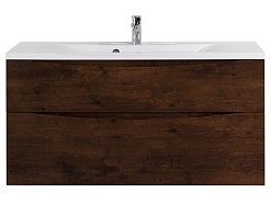 BelBagno Тумба с раковиной Marino-H60 100 подвесная Rovere Moro – фотография-1