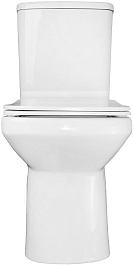 Azario Унитаз-компакт Wandy AZ-56D безободковый с бачком с сиденьем микролифт белый – фотография-5