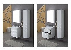 Aquanet Пенал для ванной Виченца 36 белый – фотография-6