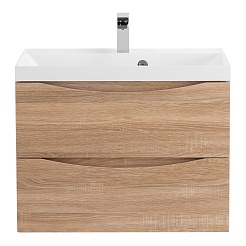 BelBagno Тумба под раковину Marino 70 подвесная Rovere Bianco – фотография-2