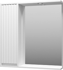 Brevita Мебель для ванной Balaton 80 L белая – фотография-5