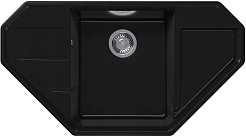 Dr. Gans Мойка кухонная Крона 910 угловая графит – фотография-1