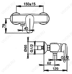 Jacob Delafon Смеситель Panache E71243-CP – фотография-2