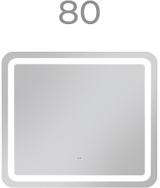 Vigo Зеркало Jess Classic 800 с бесконтактным выключателем – фотография-13