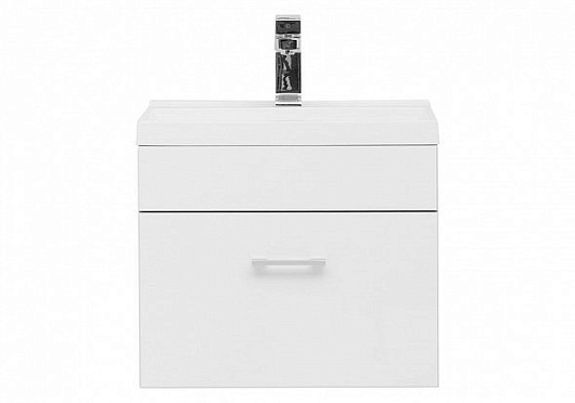 Aquanet Тумба с раковиной Верона 50 белая – фотография-6