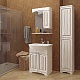 Mixline Мебель для ванной Крит 55 патина серебро – картинка-9