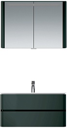 Am.Pm Тумба с раковиной Sensation 100 антрацит, глянцевая – фотография-6