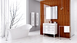 Aqwella Тумба для умывальника Милан 100 с ножками – фотография-5