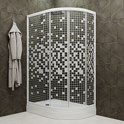 Triton Душевой уголок Коралл 120/80 L Щ0000061780 – фотография-2