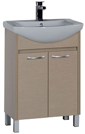 Aquanet Тумба под раковину Донна 60 светлый дуб – фотография-1