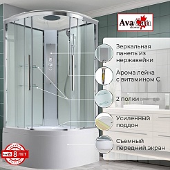 Avacan Душевая кабина 90/90 EM5090T прозрачная – фотография-3