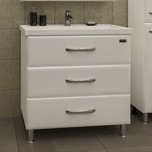 СанТа Тумба для умывальника Виктория 80 напольная – фото, картинка, фотография-1