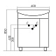 Mixline Тумба с раковиной Мастер 60 – фотография-5