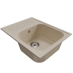 Mixline Мойка кухонная ML-GM18 бежевая – фотография-2