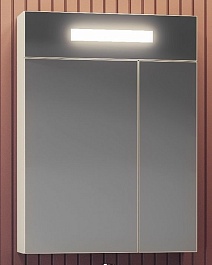  Зеркало-шкаф для ванной Фреш 60 белый – фотография-1