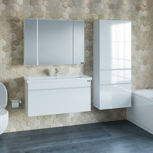 СанТа Тумба с раковиной Марс 100 подвесная – картинка-3