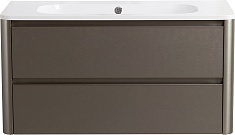 Cezares Тумба с раковиной без отверстия под смеситель Relax 100 подвесная сатин