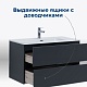 Aquanet Тумба с раковиной Алвита New 90 Flat подвесная антрацит матовый – фотография-21