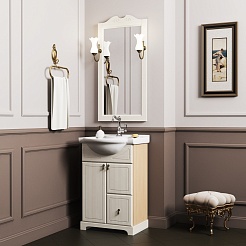 Opadiris Зеркало для ванной Клио 50 беленый бук – фотография-4