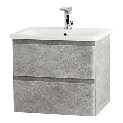 BelBagno Тумба с раковиной Albano-Cer 60 подвесная Cemento Verona Grigio – фотография-3