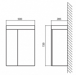 BelBagno Мебель для ванной CAPELLA 50 R Tortora Laccato – фотография-5