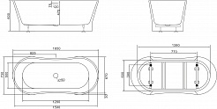 BelBagno Акриловая ванна BB406-1650-730 165x73 – фотография-4